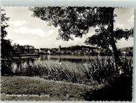 88339 W7967 Bad Waldsee Foto AK Moorheilbad See Schwan Turm