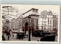 75000 Paris 1917 Foto AK Omnibus Auto Oldtimer Porte St. Martin