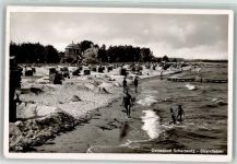 23629 W2401 Scharbeutz 1953 Gebrauchsspuren Schwimmbad Strand
