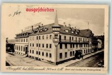 78126 W7744 Königsfeld im Schwarzwald Gebrauchsspuren Gasthaus Hotel der Brüdergemeinde