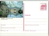 47652 W4179 Weeze Ganzsache Wasserschloss Wissen
