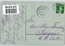 Glückwunsch Hornveilchen Namenstag 1912