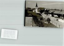 87534 W8974 Steibis FOTO KEINE AK Kirche Tankstelle Straße Ort handschriftlich Foto Original aus Archiv eines Ansichtskartenverlags