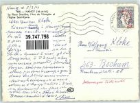 54000 Nancy - Stanislas Platz Arc de Triomphe und Saint Epvre Kirche Oldtimer