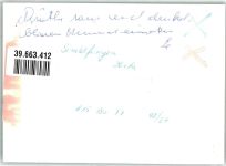 71063 W7032 Sindelfingen FOTO KEINE AK Kirche Auto Ort handschriftlich Foto Original aus Archiv eines Ansichtskartenverlags