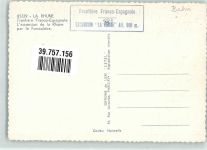 64700 Hendaye Foto AK Bergbahn Grenze Franco-Espagnole