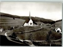 78120 W7743 Katzensteig Furtwangen Foto AK Foto Metz Kirche