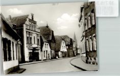 48249 W4408 Dülmen FOTO KEINE AK Straße Kirche Ort handschriftlich Foto Original aus Archiv eines Ansichtskartenverlags