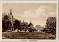 1001 Amsterdam Foto AK Straßenbahn Leidscheplein