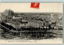 60000 Beauvais 1907 - Kaserne Briefmarke Bildseite
