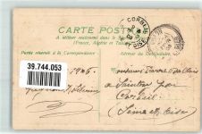 Heureux anniversaire Margeriten Glückwunsch 1906 Prägedruck