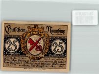 06618 O4800 Naumburg Saale 1920 Notgeldschein 25 Pfennig