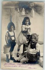 Kinder Tracht Waschfrau