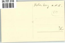 95691 W8591 Hohenberg a d Eger Gebrauchsspuren Torbögen Ort handschriftlich Privatfoto AK