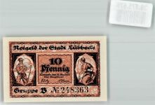 32312 W4990 Lübbecke , Westf 1920 Notgeldschein 10 Pfennig Gruppe B No. 248363