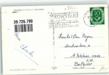 78462 W7750 Konstanz Foto AK Insel-Hotel