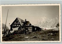 Austriahütte Foto AK Berghütte