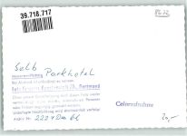 95100 W8672 Selb FOTO KEINE AK Parkhotel bei Nacht Foto Original aus Archiv eines Ansichtskartenverlags Ort handschriftlich