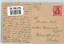 mit Glimmer/Glitzerauflage Vergissmeinnicht 1000 Grüsse Rose 1919