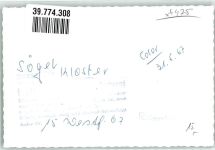 49751 W4475 Sögel FOTO KEINE AK Kloster Ort handschriftlich Foto Original aus Archiv eines Ansichtskartenverlags