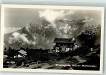 Strussinghütte Foto AK Hüttenstempel