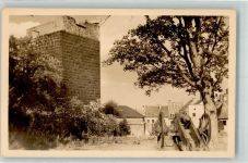 Cheb Eger Foto AK Burg Kanone
