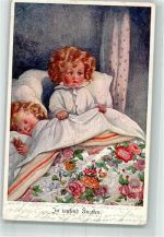 Kinder In tausend Ängsten Nr.869 M. Munk Wien 1917 Gebrauchsspuren
