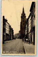 Mons 1936 Foto AK Kirche St. Nicolas Rue d´Havré
