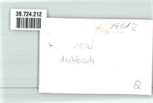 96132 W8602 Aschbach , Oberfr FOTO KEINE AK Pension Ort handschriftlich Foto Original aus Archiv eines Ansichtskartenverlags