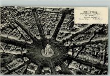 75000 Paris - Ballonaufnahme Place de l´Etoile