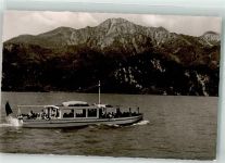 82431 W8113 Kochel a. See - Fahrgastschiff mit Herzogstand