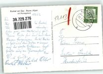 82431 W8113 Kochel a. See - Fahrgastschiff mit Herzogstand