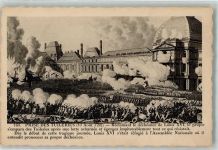 75000 Paris Foto AK Eroberung der Tuillerien 1792 Palais des Tuileries