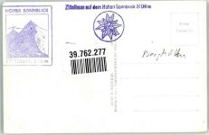 Rojacher Hütte Foto AK Hüttenstempel