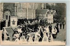65100 Lourdes - Prozession Kirche
