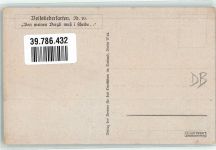 sign. Marussig Von meinen Bergli muß i scheide... Volksliederkarten Nr. 10 Tracht VDA Künstlerkarte