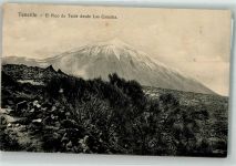 Santa Cruz de Tenerife Foto AK Teide