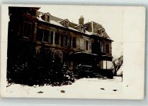 68140 Munster Münster FOTO KEINE AK Winter Ort handschriftlich Schloss Leutenbach