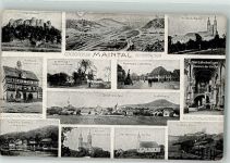96231 W8623 Bad Staffelstein Foto AK Rathaus Schloss Banz Marktplatz Lichtenfels Kirche Vierzehnheiligen