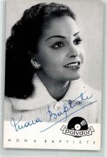 Mona Baptiste Faksimle Schlagersänger FOTO KEINE AK