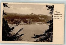 45127 W4300 Essen , Ruhr 1936 Foto AK Villa Hügel Baldeneyer Stausee