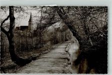 61440 W6370 Oberursel Taunus Foto AK Bachweg Kirche