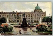 W1000 Berlin Mitte sign. Beraud N. Denkmal Burg / Schloss 1914 Künstlerkarte