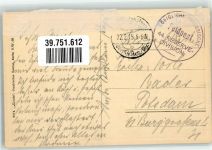 Ostende Oostende 1915 - Hotel Continental Feldpost WK I 44. Res.Div.