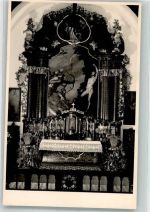 88499 W7940 Riedlingen , Württ - Ort handschriftlich Kirche Altar