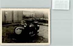 Beiwagen Motorrad Privatfoto KEINE AK