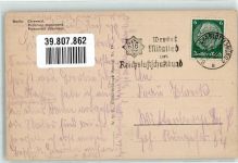 W1000 Berlin Mitte Ehrenmal Unter den Linden W.St.B. Nr. 19 Stadt mit Hakenkreuz 1937