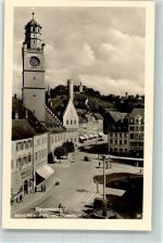 88212 W7980 Ravensburg , Württ Foto AK WK II Adolf-Hitler-Platz Blaserturm