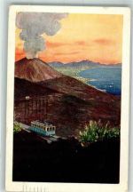 80100 Napoli 1934 - Bergbahn Vesuv