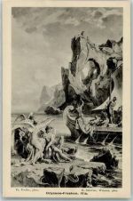 Fr. Prellers Odyssee Fresken Engel Museum zu Weimar Mythologie Künstlerkarte